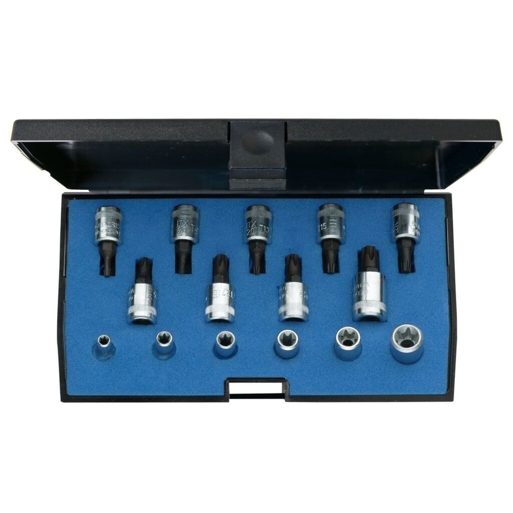 GEDORE Schraubendreher-Satz 1/4" 15-tlg TORX ITX 20 TX-015 Produktabbildung: GEDORE Schraubendreher-Satz 1/4" 15-tlg TORX ITX 20 TX-015