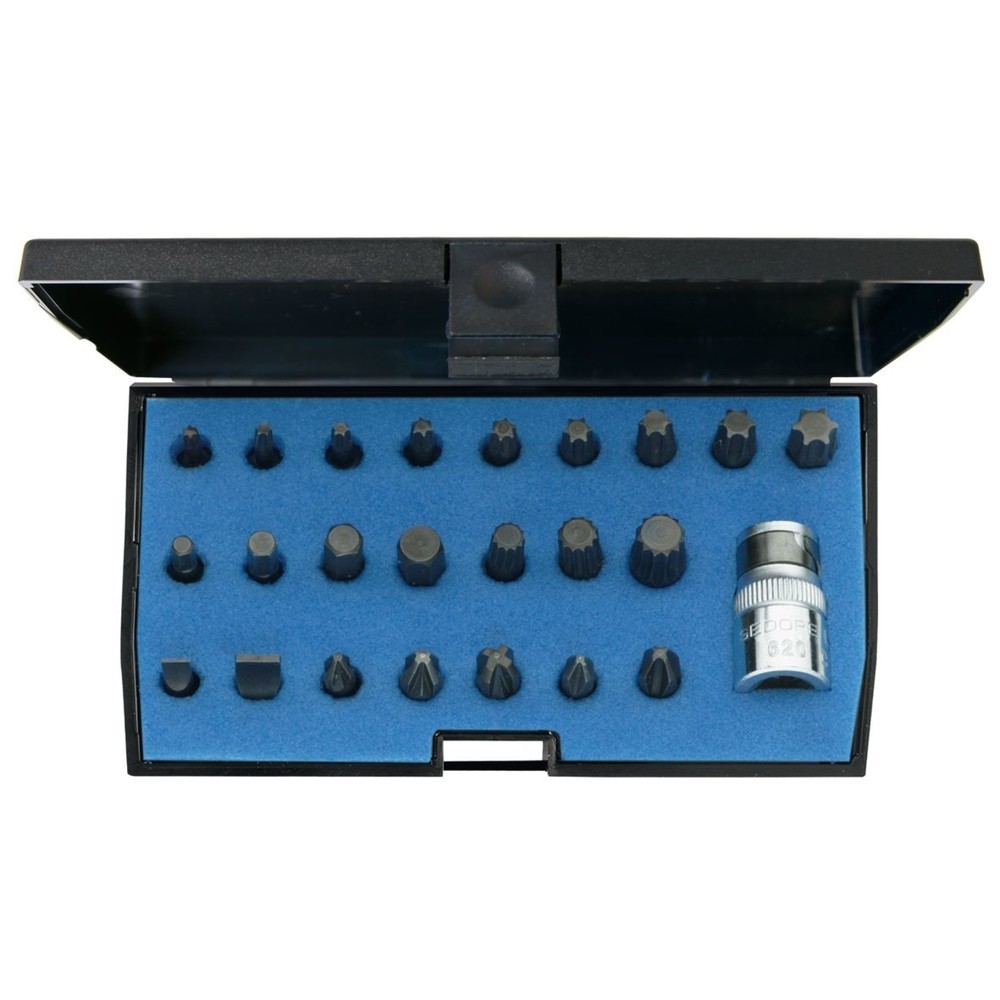 Produktabbildung Nr. 1: GEDORE Schraubendreherbit-Set 1/4" 620-024