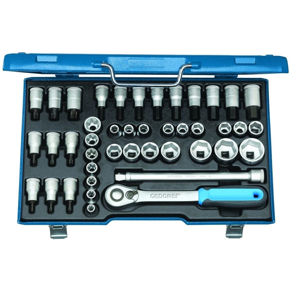GEDORE Steckschlüssel-Satz 1/2" 42-tlg ITX 19 INU-20 Produktabbildung: GEDORE Steckschlüssel-Satz 1/2" 42-tlg ITX 19 INU-20