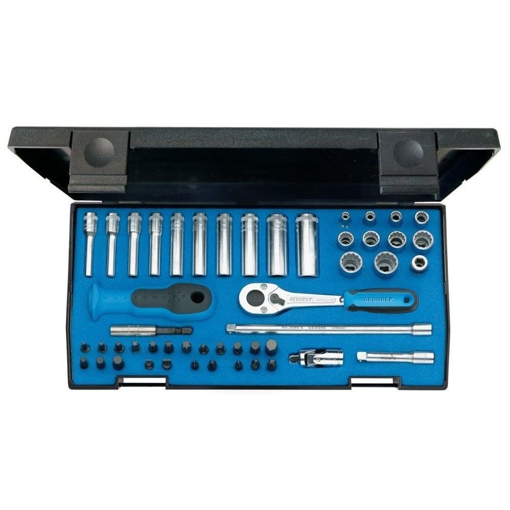 Produktabbildung: GEDORE Steckschlüssel-Satz 1/4" UD-IN-IS-PH-PZ-TX-XZN 20 LMU-10