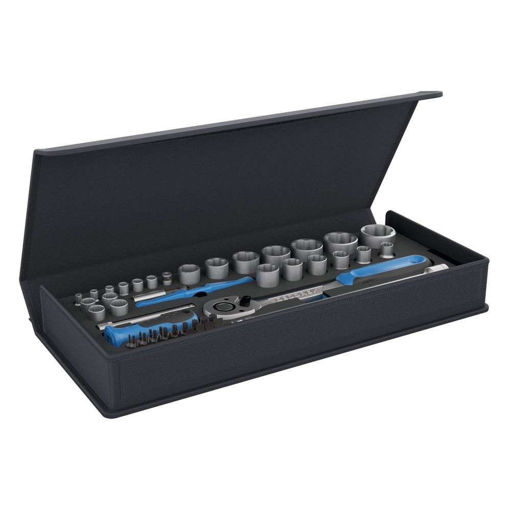 Produktabbildung Nr. 2: GEDORE Steckschlüssel-Satz 1/4"+1/2" 52-tlg TC 19-20-MU-10
