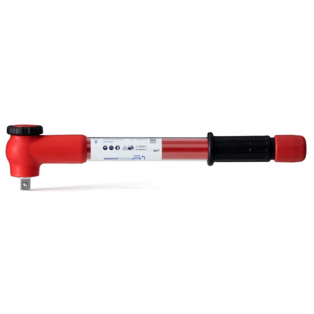 GEDORE VDE-Drehmomentschlüssel 1/2" 10-50 Nm VDE 4508-05 Produktabbildung: GEDORE VDE-Drehmomentschlüssel 1/2" 10-50 Nm VDE 4508-05