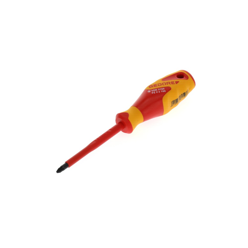 Produktabbildung: GEDORE VDE-Schraubendreher Kreuzschlitz PZ 2 VDE 2160 PZ 2