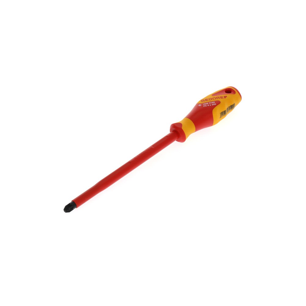 Produktabbildung: GEDORE VDE-Schraubendreher Kreuzschlitz PZ 4 VDE 2160 PZ 4