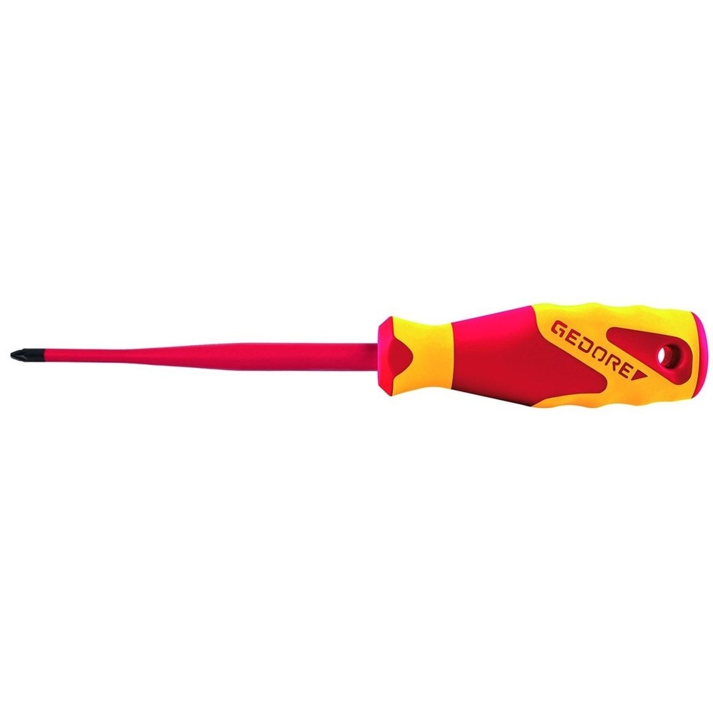 Produktabbildung: GEDORE VDE-Schraubendreher SLIM PLUS-MINUS SL/PH 2 VDE 2164 SL/PH2