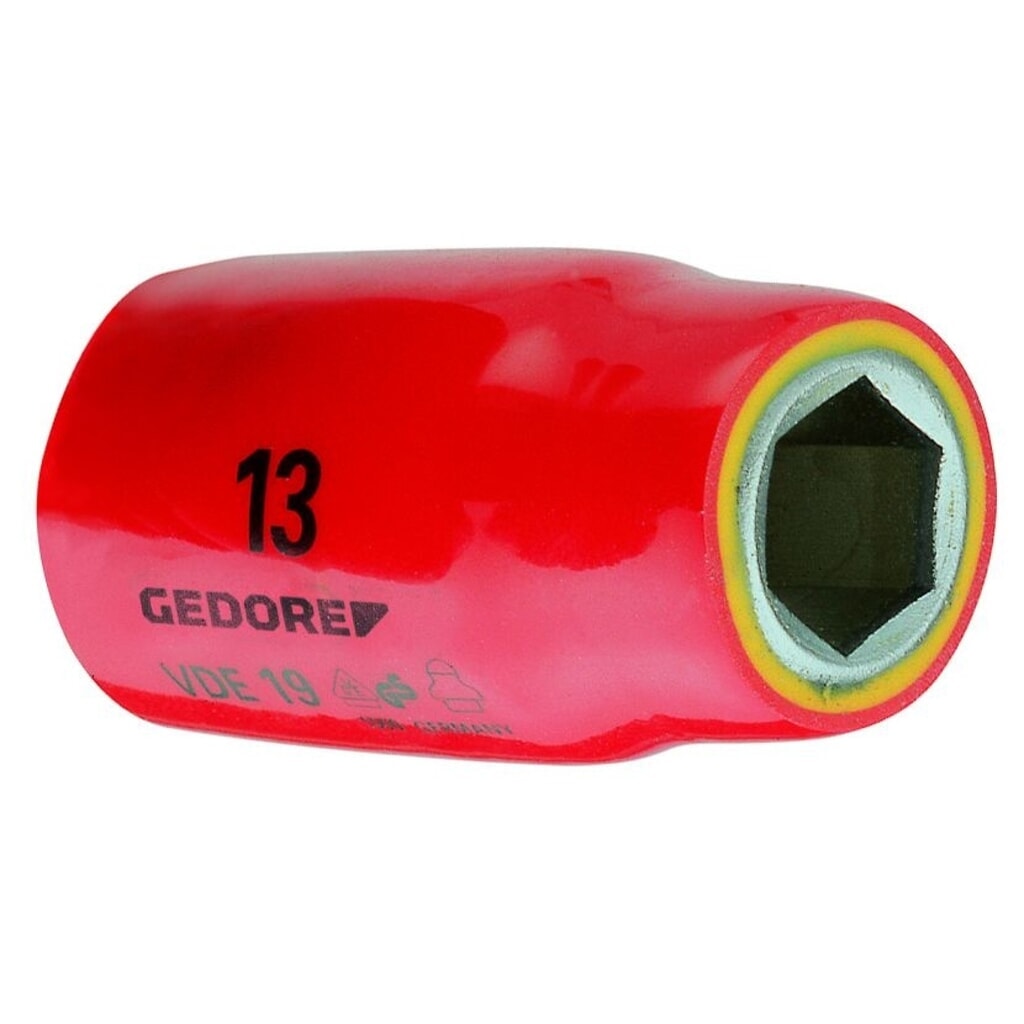 GEDORE VDE-Steckschlüsseleinsatz 1/2" VDE 19 10 Produktabbildung: GEDORE VDE-Steckschlüsseleinsatz 1/2" VDE 19 10