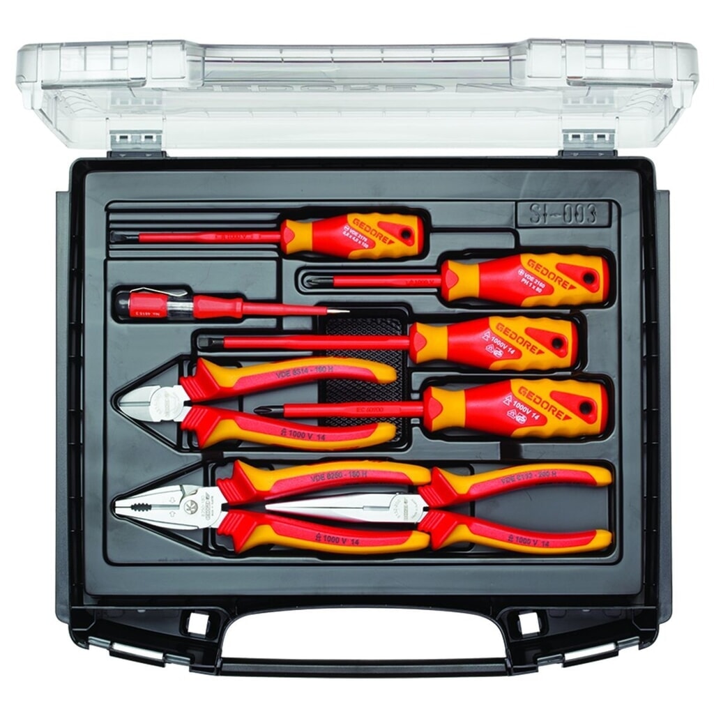 GEDORE VDE-Werkzeugsatz 8tlg in i-BOXX 72 1101-003 VDE Produktabbildung: GEDORE VDE-Werkzeugsatz 8tlg in i-BOXX 72 1101-003 VDE