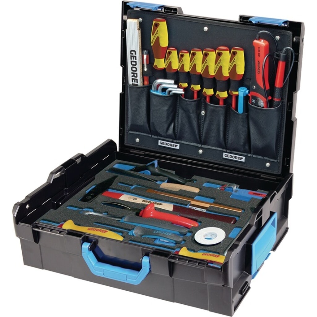 Produktabbildung: GEDORE Werkzeugsortiment 1100-02 36-tlg.Elektriker L-Boxx