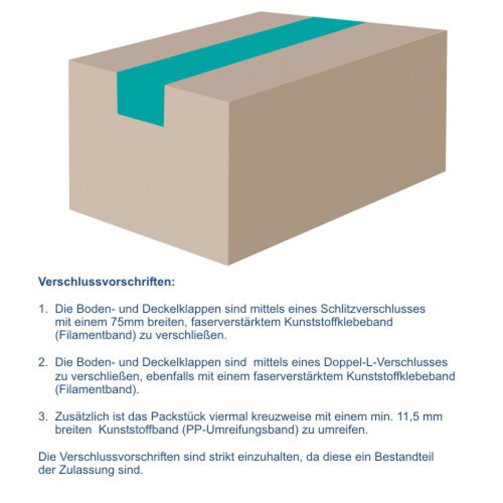 Produktabbildung Nr. 2: Gefahrgut-Karton 2-wellig, 325 x 245 x 300 mm, Inhalt 23 l, braun