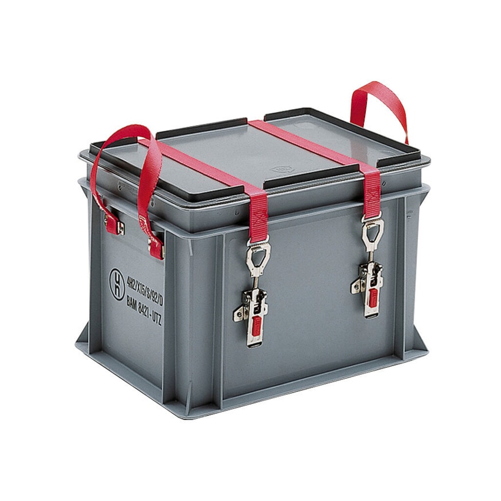 Gefahrgutbehälter GB 40.26, HxBxT 338 x 300 x 400 mm, 26 l Produktabbildung: Gefahrgutbehälter GB 40.26, HxBxT 338 x 300 x 400 mm, 26 l