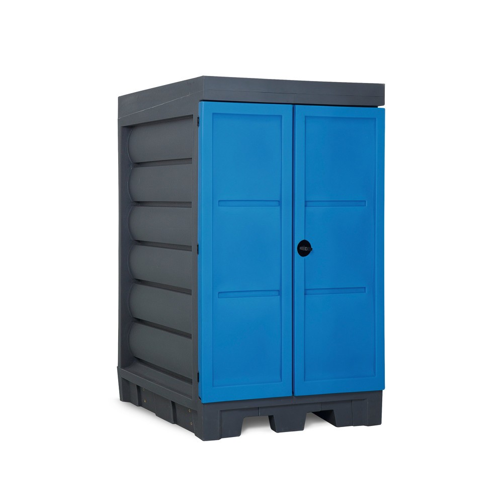 Produktabbildung: Gefahrstoff-Depot aus PE, HxBxT 1.980 x 1.140 x 1.480 mm, 2x 200 l
