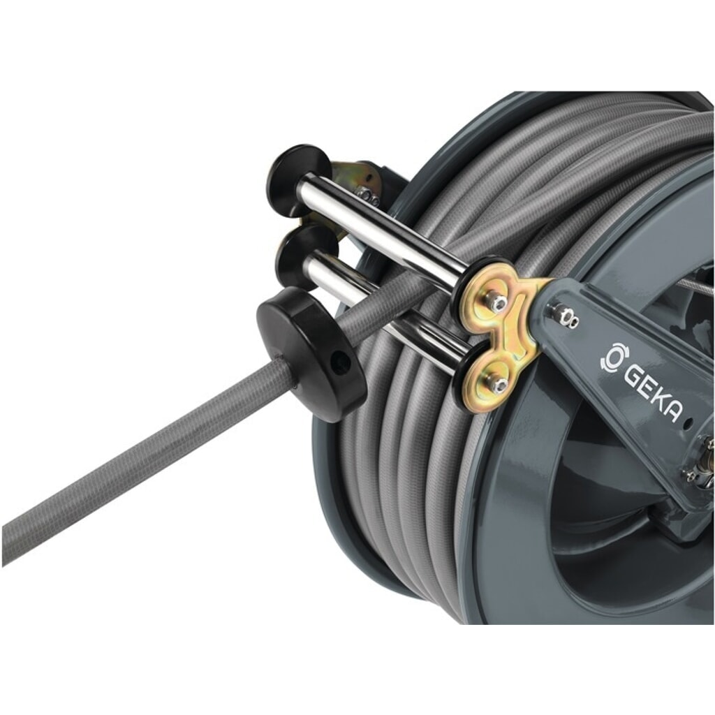GEKA Schlauchwagen PA30SK, pulv. Stahl, Anschlussgewinde 33,25 mm G 1 AG ″, Ausgangsanschluss G 1 AG ″ Produktabbildung Nr. 4: GEKA Schlauchwagen PA30SK, pulv. Stahl, Anschlussgewinde 33,25 mm G 1 AG ″, Ausgangsanschluss G 1 AG ″