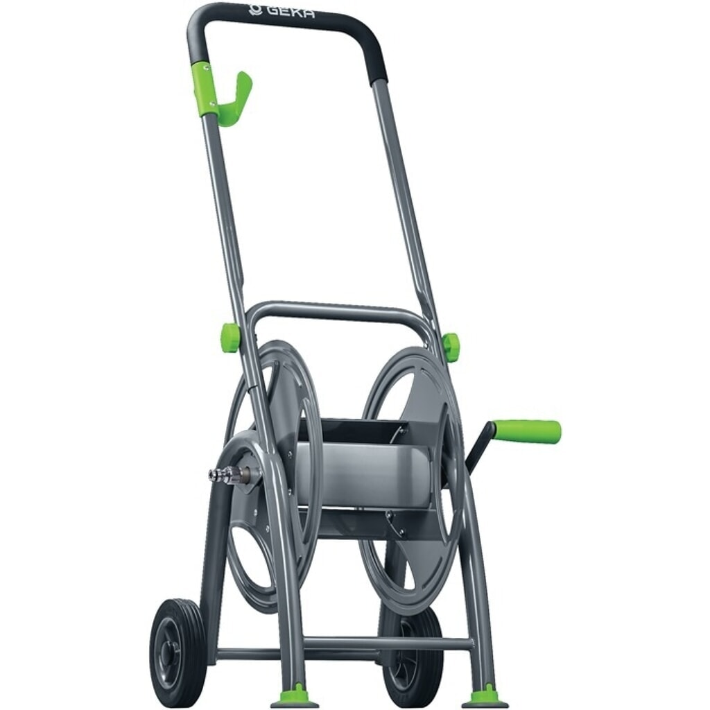 GEKA Schlauchwagen plus P25, pulv. Stahl, Anschlussgewinde 20,95 mm G 1/2 ″ Produktabbildung: GEKA Schlauchwagen plus P25, pulv. Stahl, Anschlussgewinde 20,95 mm G 1/2 ″