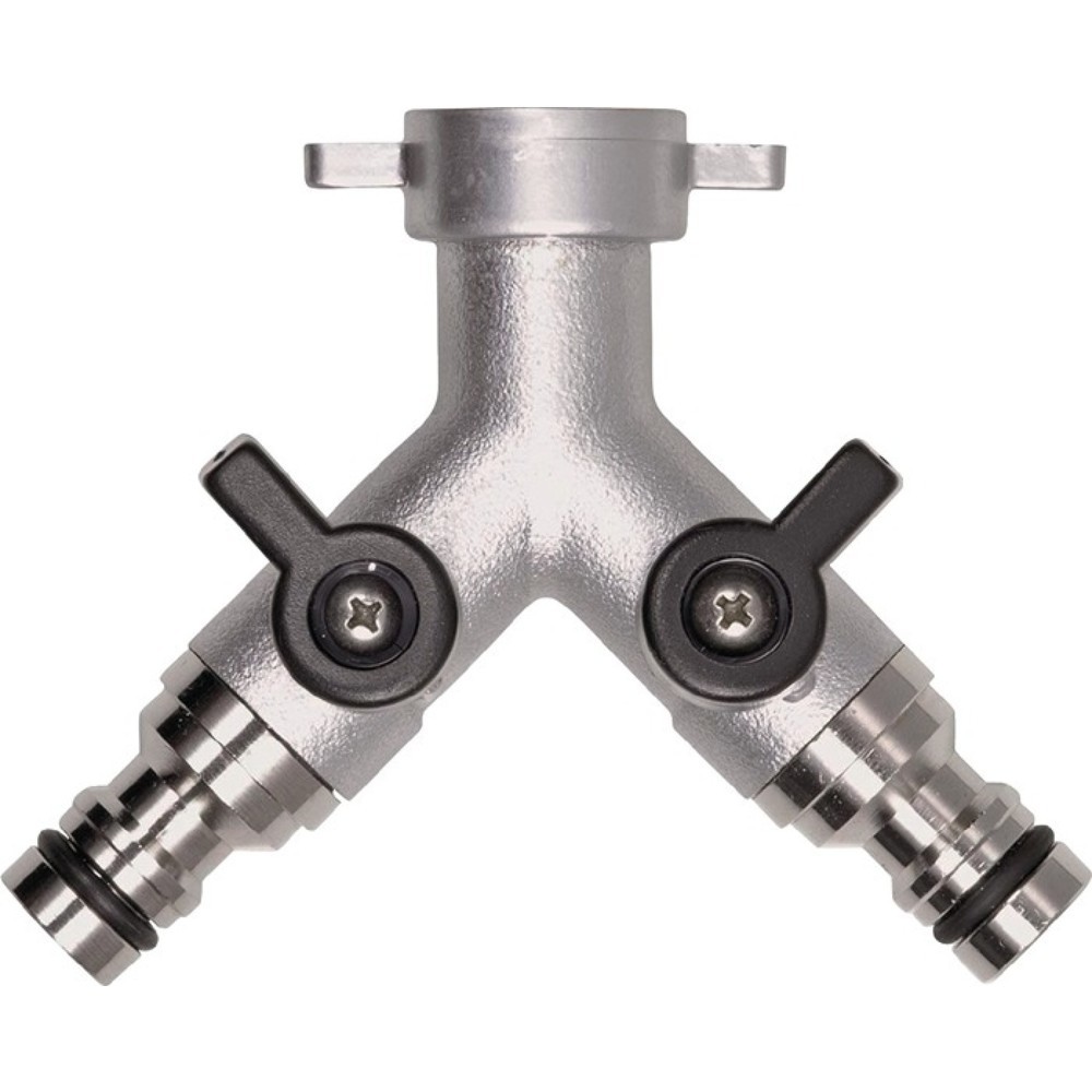 Produktabbildung: GEKA Zweiwegeventil plus, Messing vernickeltIG 3/4 ″