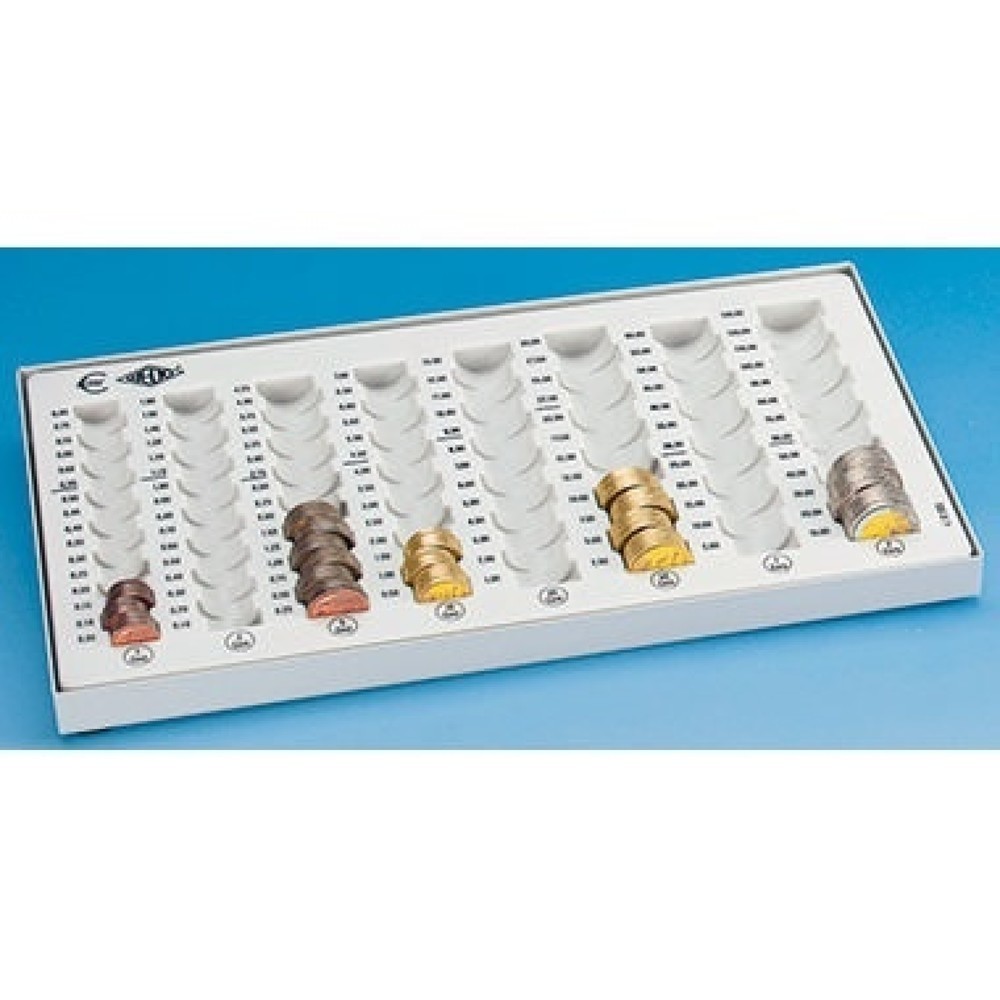 Produktabbildung: WEDO® Geldzählbrett Kompakt 160800037 33,3x18,3x3,1cm lichtgrau