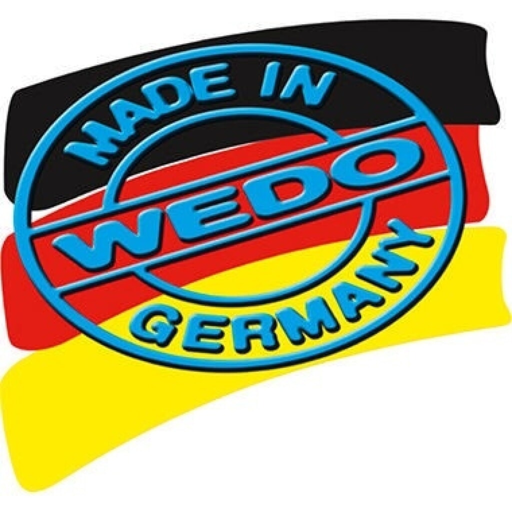 Produktabbildung Nr. 2: WEDO® Textstempel 19312 GEBUCHT 45mm Kunststoff weiß