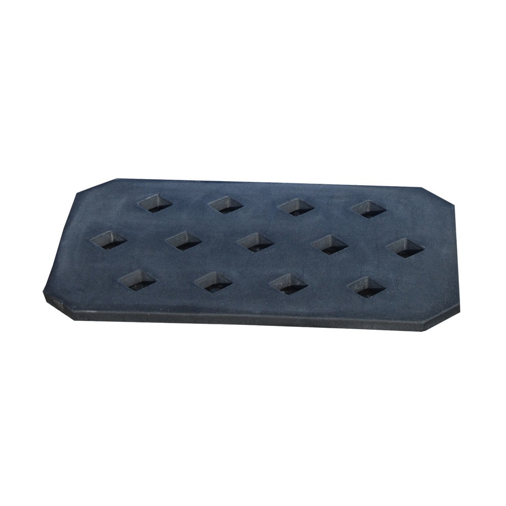 Product afbeelding: Geperforeerd rooster Bauer® LR-PE 20, van robuust polyethyleen, uitvoering in zwart