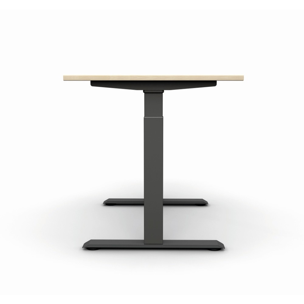 Produktabbildung Nr. 2: Geramöbel Schreibtisch Elevate Plus, elektrisch höhenverstellbar, HxBxT 630-1.280 x 1.600 x 800 mm, weiß/anthrazit
