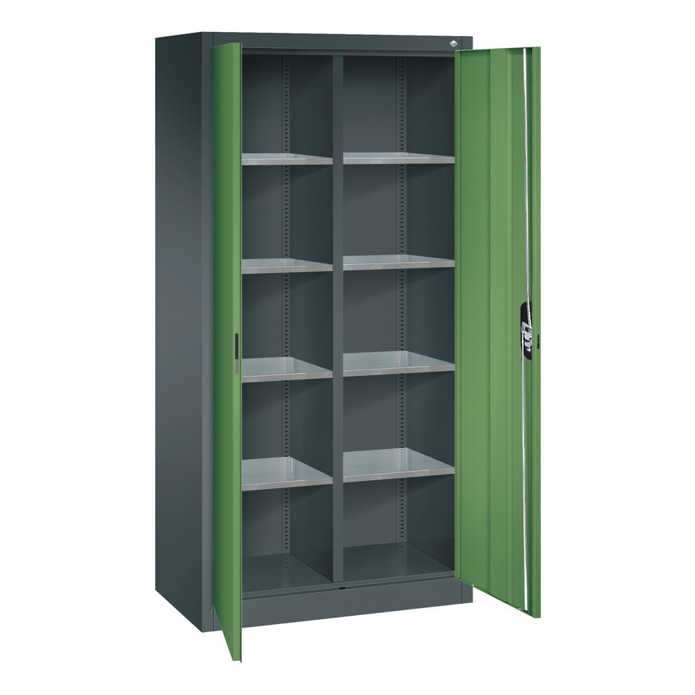 Productafbeelding nr. 7: Gereedschapskast C+P, laden 4x174 mm, 6 legborden, breedte 930 mm, lichtgrijs, zwartgrijs