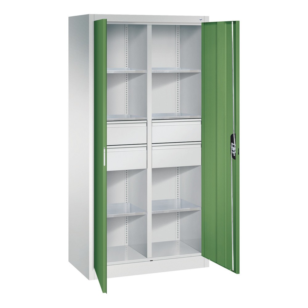 Productafbeelding nr. 7: Gereedschapskast C+P, laden 4x174 mm, 6 legborden, breedte 930 mm, antracietgrijs, antracietgrijs