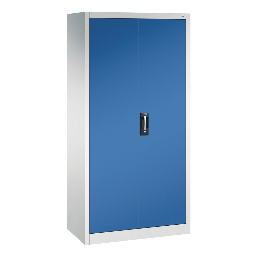 Product afbeelding: Gereedschapskast C+P, 4x86 + 4x174 mm, 6 legborden, breedte 930 mm, lichtgrijs, gentiaanblauw
