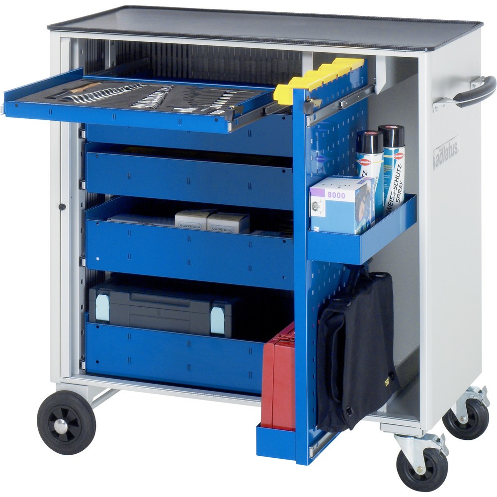 Product afbeelding: Gereedschapswagen RAU serie adlatus, hxbxd 1.080 x 1.025 x 520 mm, 5 lades 1 x 40, 2 x 105, 2 x 130 mm, metalen werkblad
