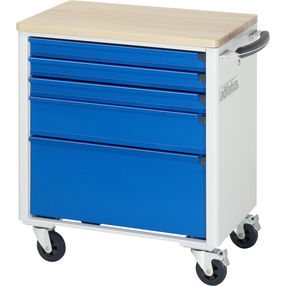 Productafbeelding nr. 4: Gereedschapswagen RAU serie adlatus 700, hxbxd 790 x 700 x 510 mm, 5 lades 3 x 65, 1 x 130, 1 x 260 mm, beuken werkblad