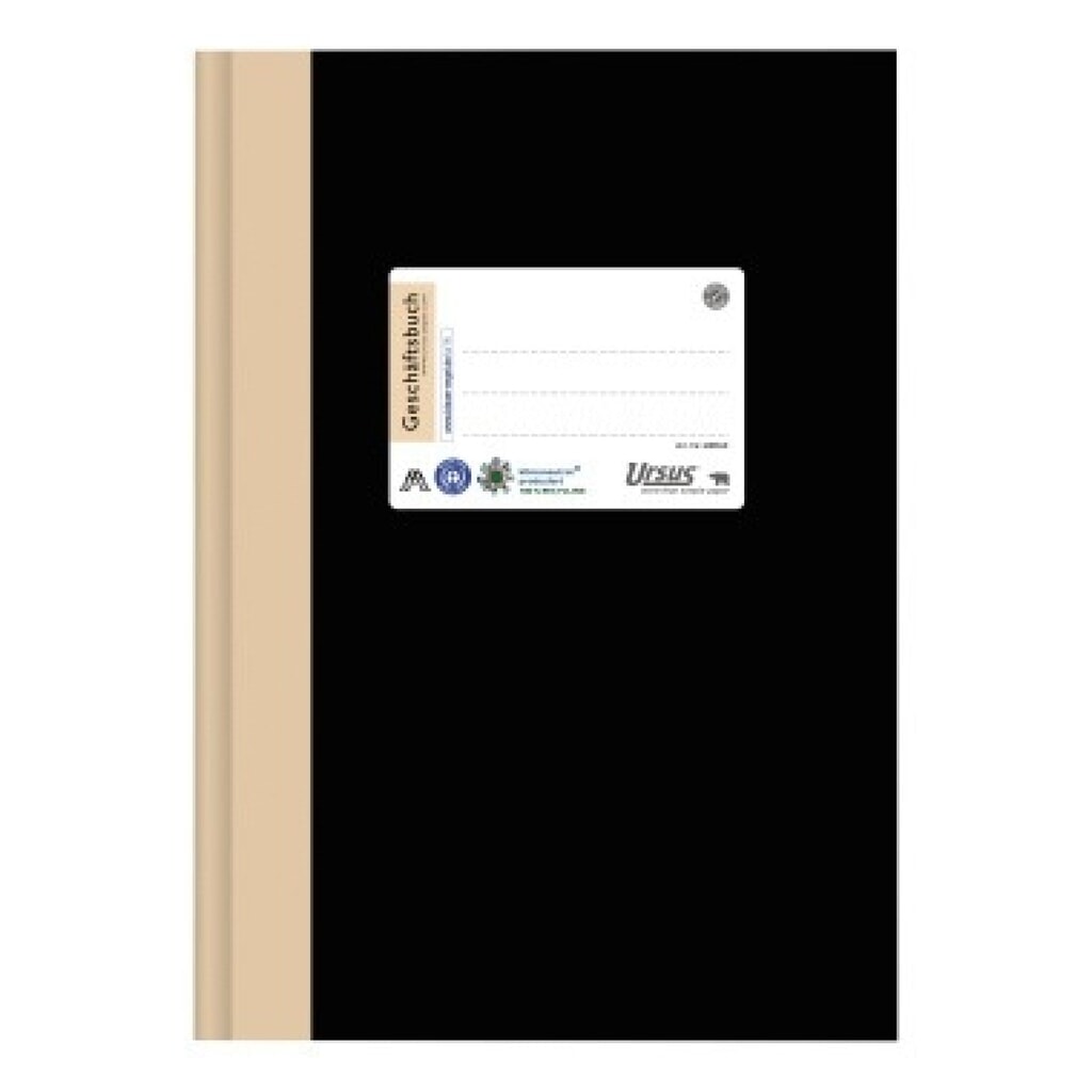 Produktabbildung: Ursus Geschäftsbuch 2921B96K 608360 DIN A4 96Blatt 80g kariert