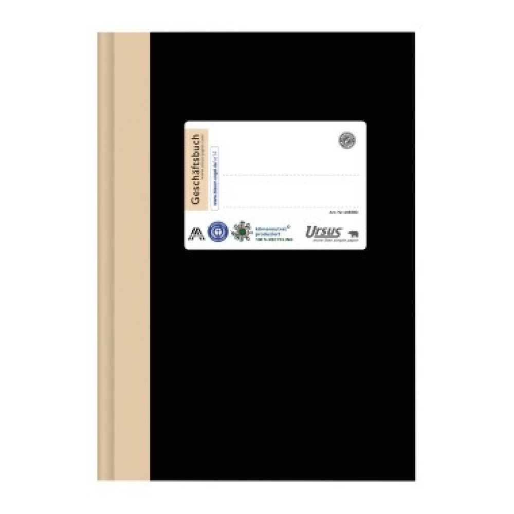 Produktabbildung: Ursus Geschäftsbuch 2115B96K 608380 DIN A5 96Blatt 80g kariert
