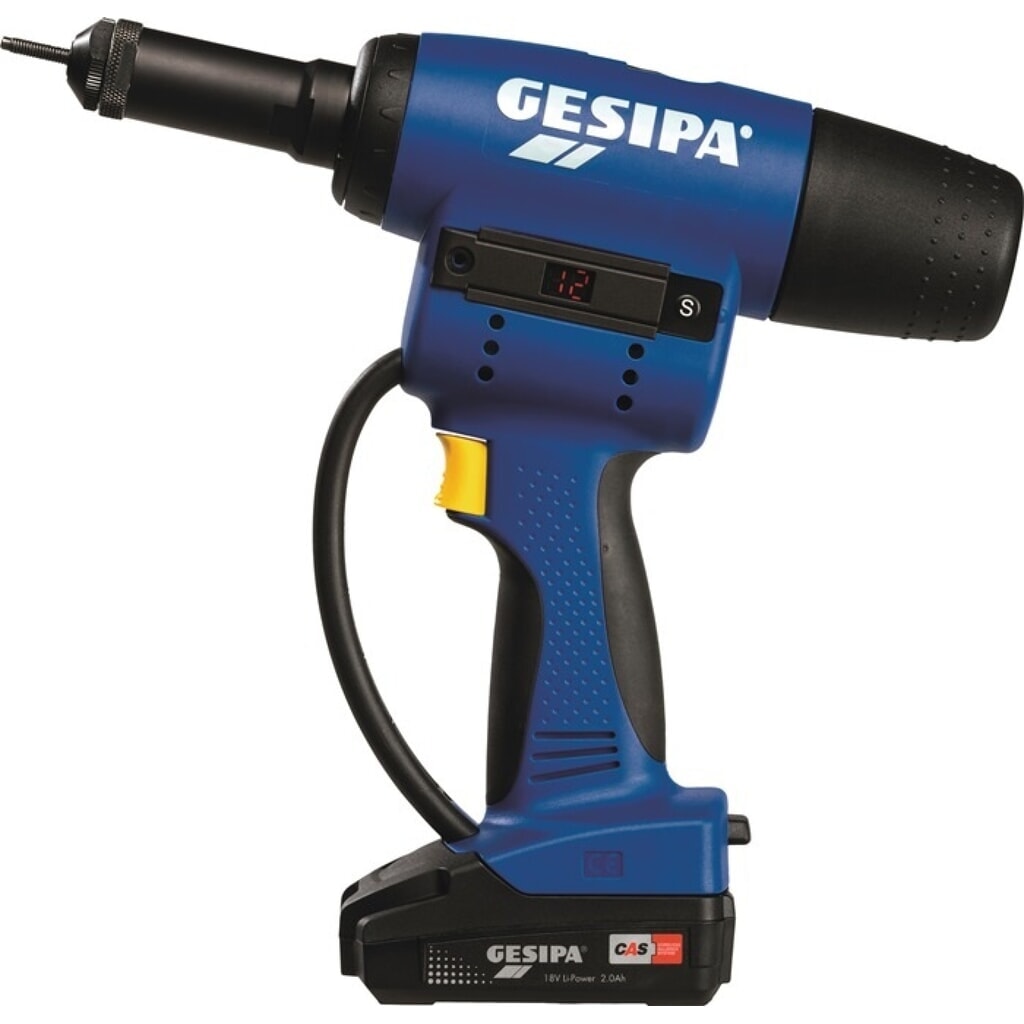 GESIPA Akkublindnietmutternsetzgerät FireBird® Pro, 10-teilig 15000 N, L-Boxx Produktabbildung: GESIPA Akkublindnietmutternsetzgerät FireBird® Pro, 10-teilig 15000 N, L-Boxx