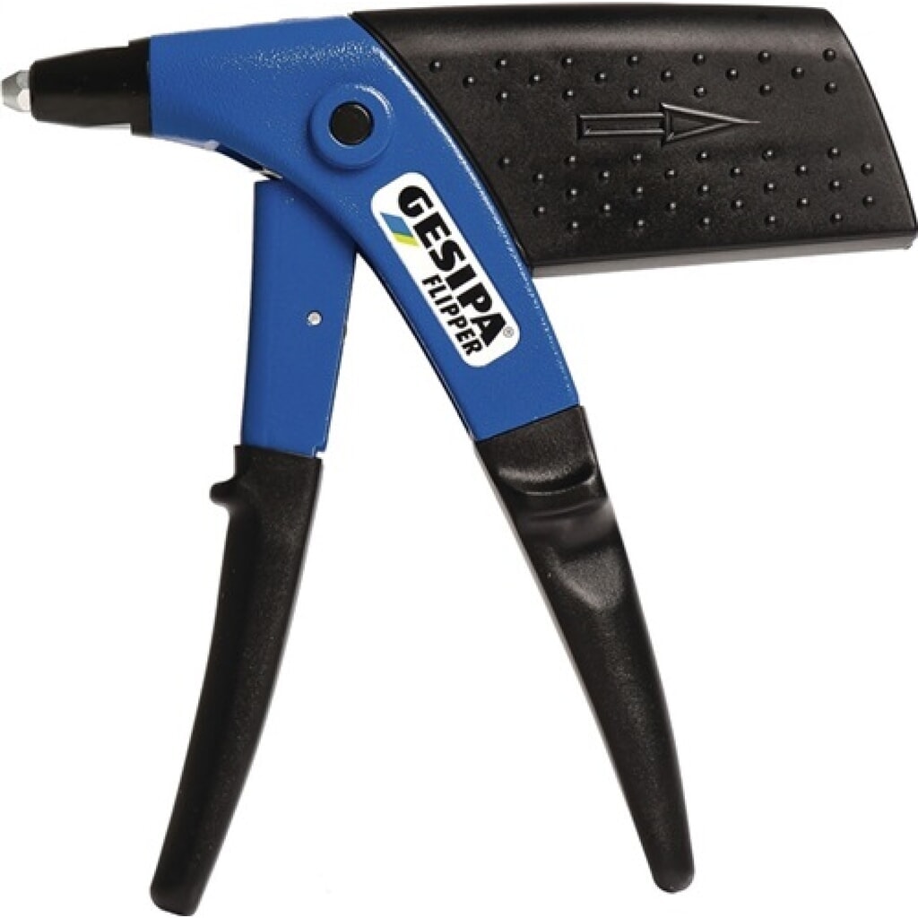 Produktabbildung: Handblindnietsetzgerät Flipper® L.221mm Arbeitsber.2,4-5mm m.Öffnungsf.GESIPA