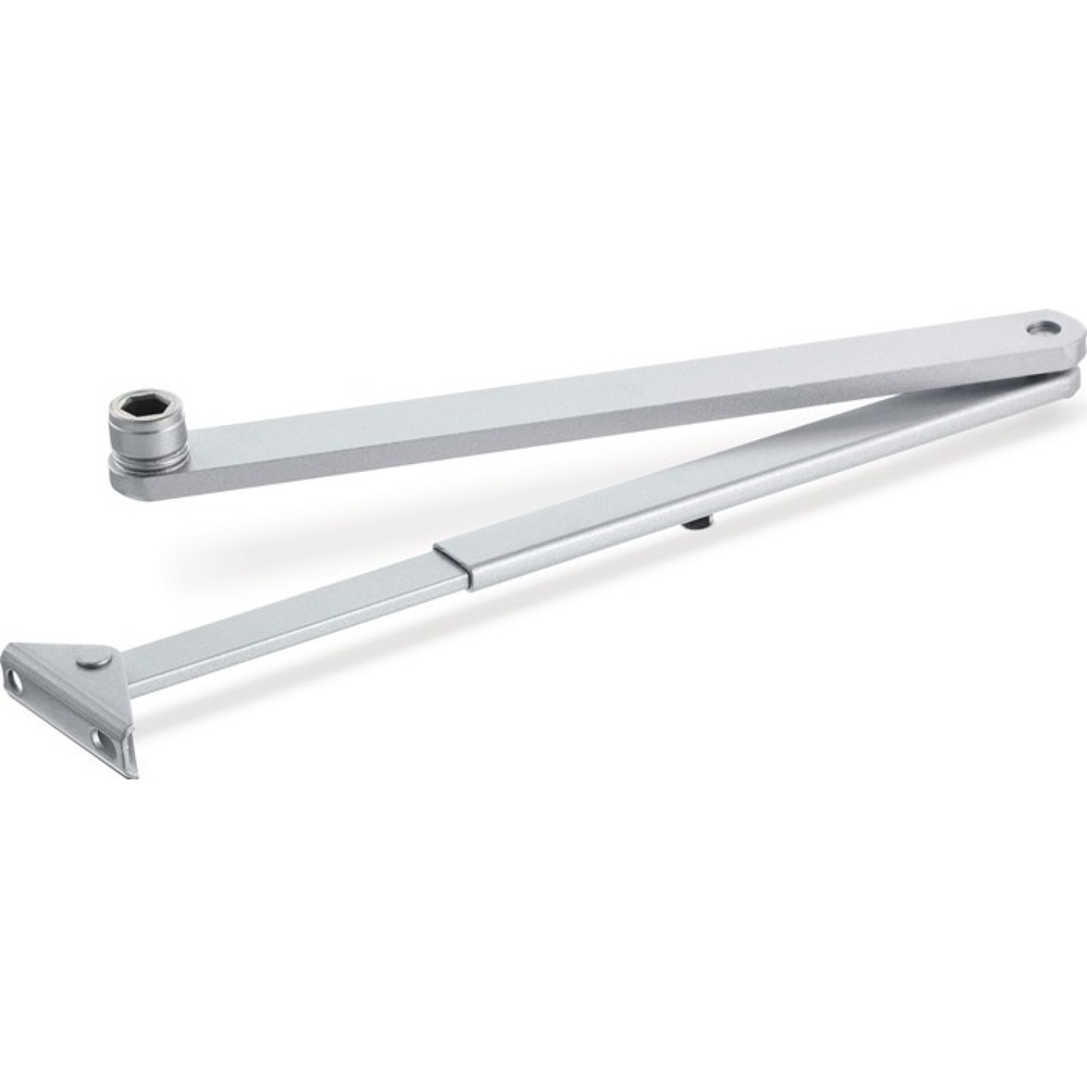 Produktabbildung: GEZE Gestänge ECturn, f. GEZE ECturn, silber Leibungstiefe 0-100 mm