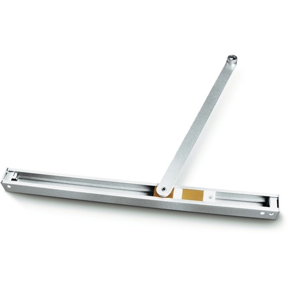 Produktabbildung: GEZE Gleitschiene T-Stop, mechanisch, für TS3000V / TS5000 / TS5000L silber