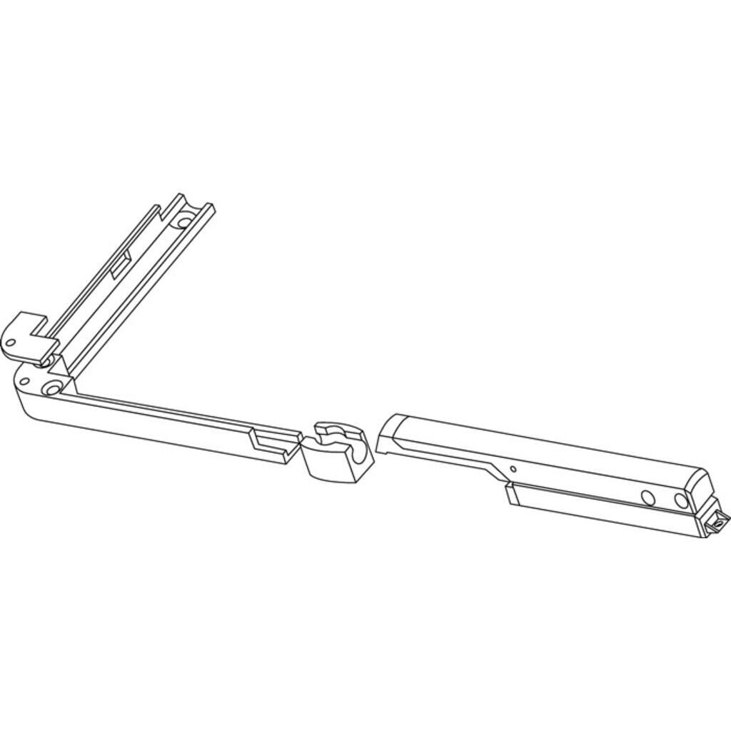 GEZE Handhebel, silber Produktabbildung: GEZE Handhebel, silber