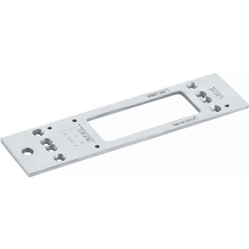Produktabbildung: GEZE Montageplatte, weiß 9016, passend für TS 3000