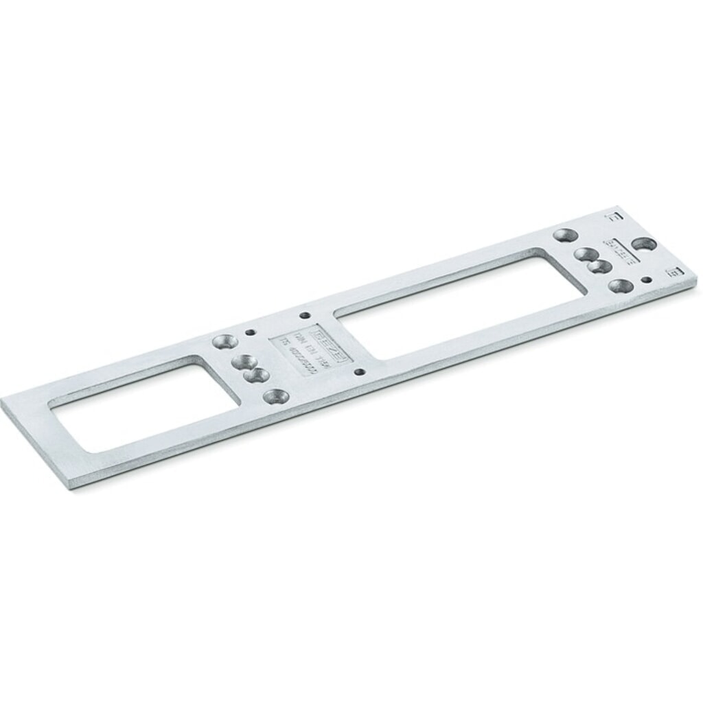 Produktabbildung: GEZE Montageplatte, silber, passend für TS 4000 / TS 5000