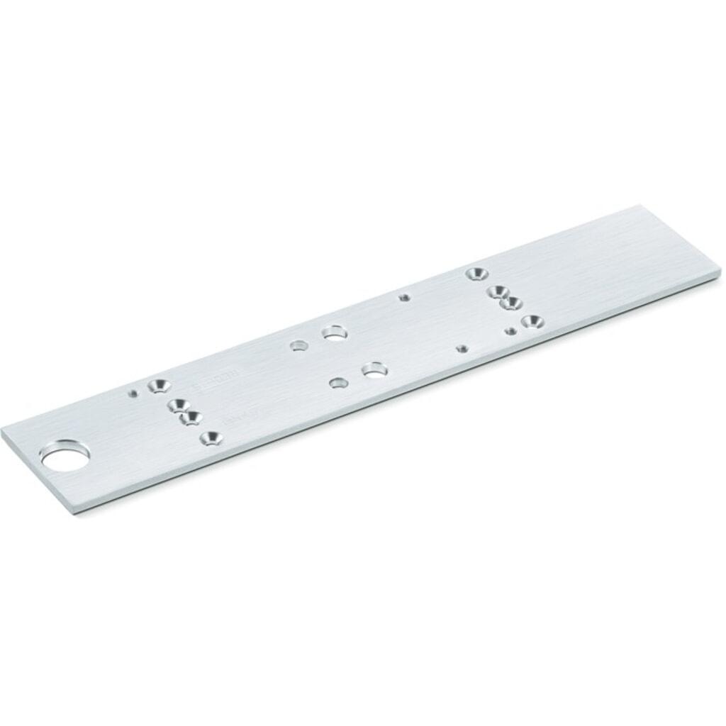 GEZE Montageplatte, silber, passend für TS 5000/4000 Produktabbildung: GEZE Montageplatte, silber, passend für TS 5000/4000