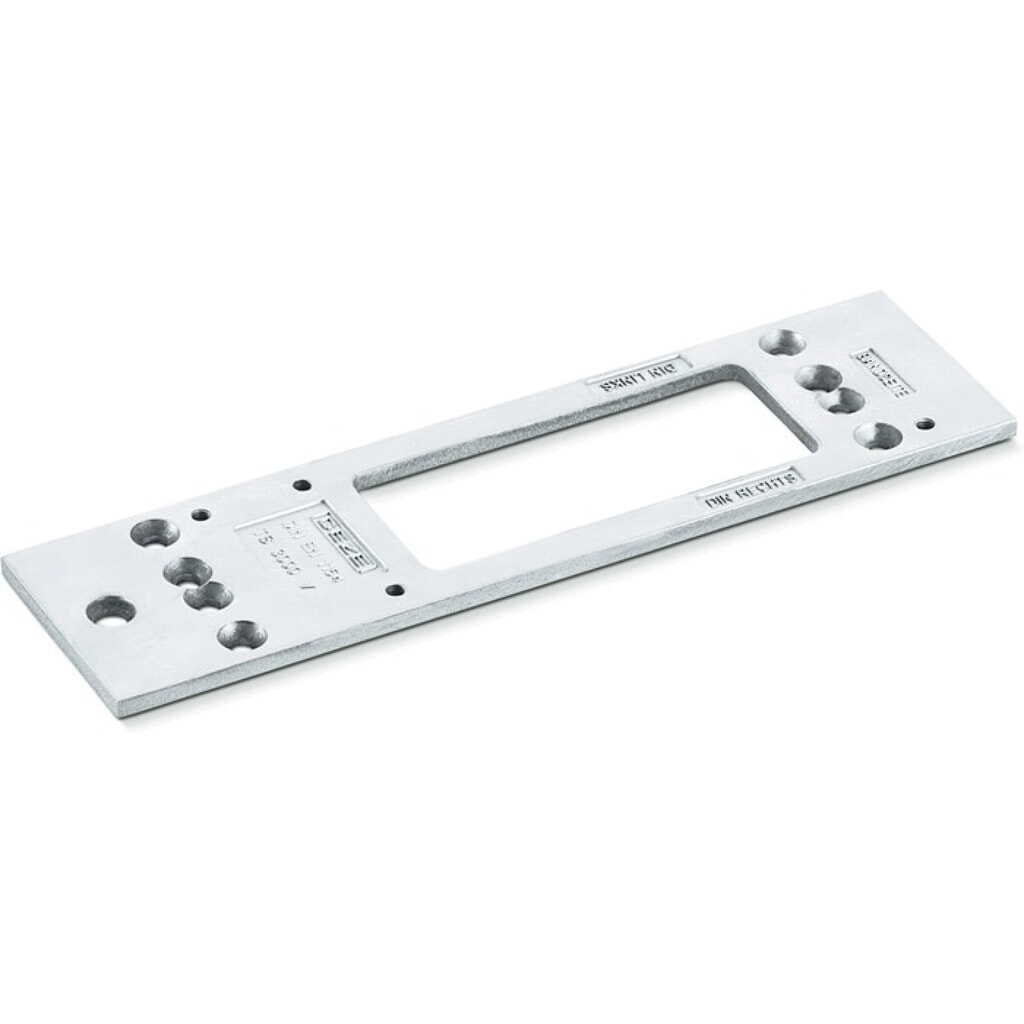 GEZE Montageplatte, passend für TS 3000, silber Produktabbildung: GEZE Montageplatte, passend für TS 3000, silber