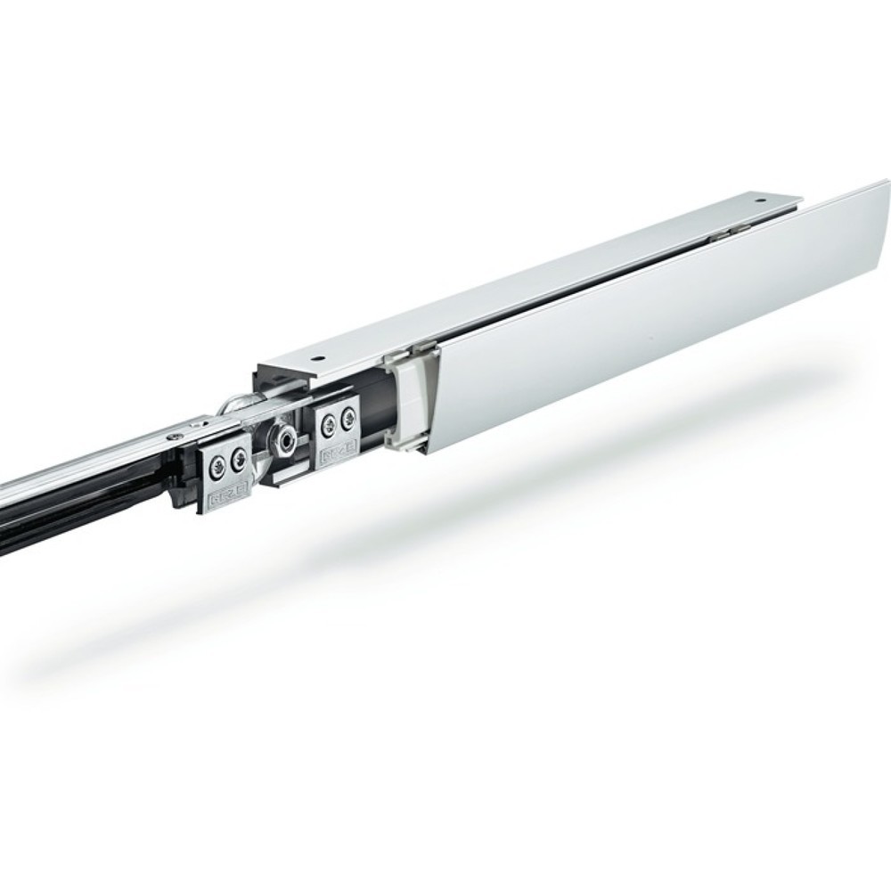 Produktabbildung: GEZE Schiebesystem Levolan 60, Glasflügel Komplettset, 60 kg 1650 mm EV1, 40-84 cm Wandmontage