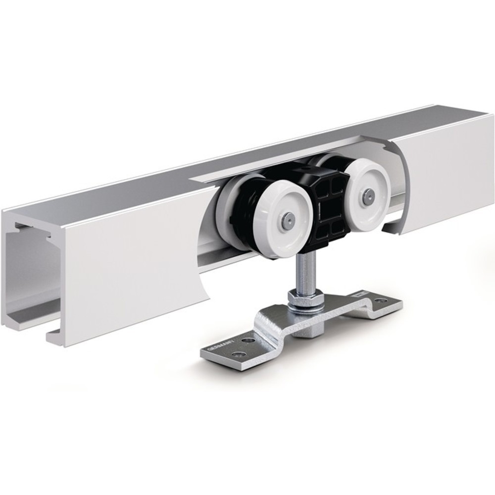 Produktabbildung Nr. 1: GEZE Schiebesystem Perlan 140, 26 - 60 mm Grundsystem, 140 kg 2050 mm EV 1, 500 - 1040 mm Wand- / Deckenmontage