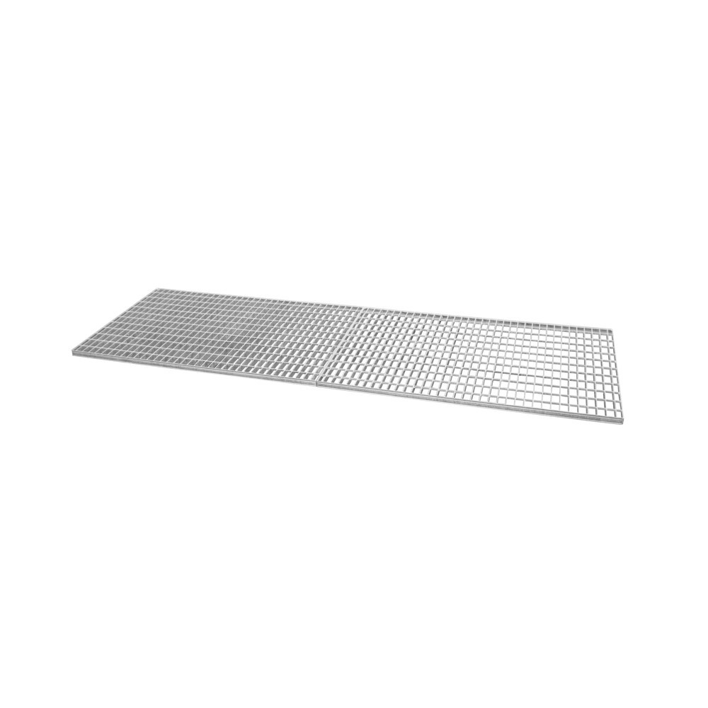 Produktabbildung: Gitterrost für Bauer® Auffangwanne, Edelstahl, BxT 800 x 2.400 mm, 4x 200 l