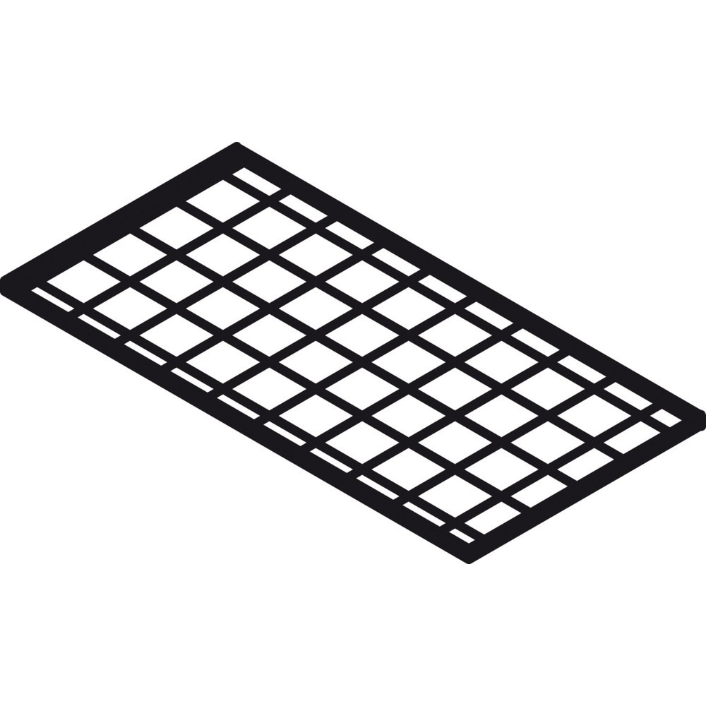 Produktabbildung: Gitterrost-Regalboden, BxT 1.000 x 500 mm, verzinkt für SAFE Tank Gefahrstoffcontainer