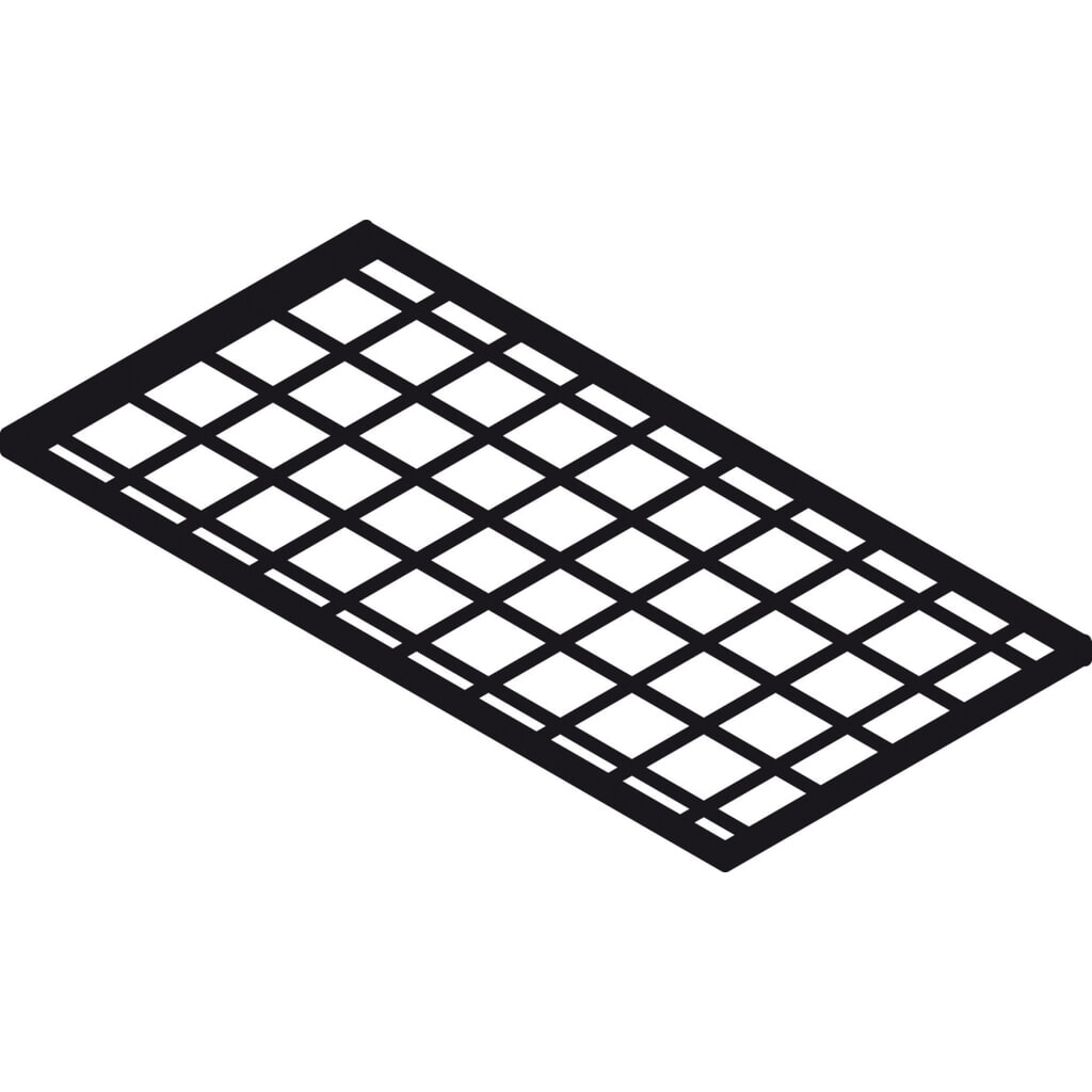 Produktabbildung: Gitterrost-Regalboden, BxT 1.000 x 500 mm, verzinkt für SAFE Tank Gefahrstoffcontainer