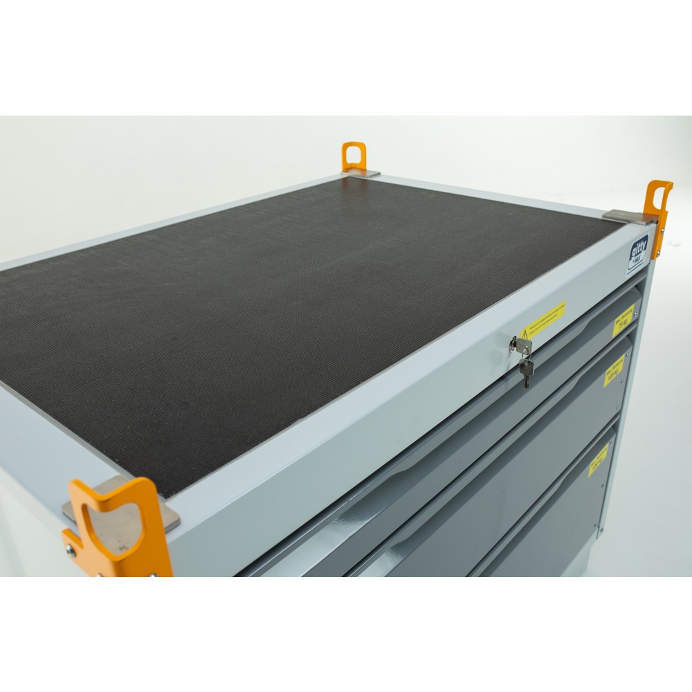 Produktabbildung Nr. 6: Gitty Start Schubladenschrank, HxBxT 1.010 x 1.250 x 860 mm, mit 3 Schubladen, 1x Größe XS, 1x Größe M, 1x Größe L