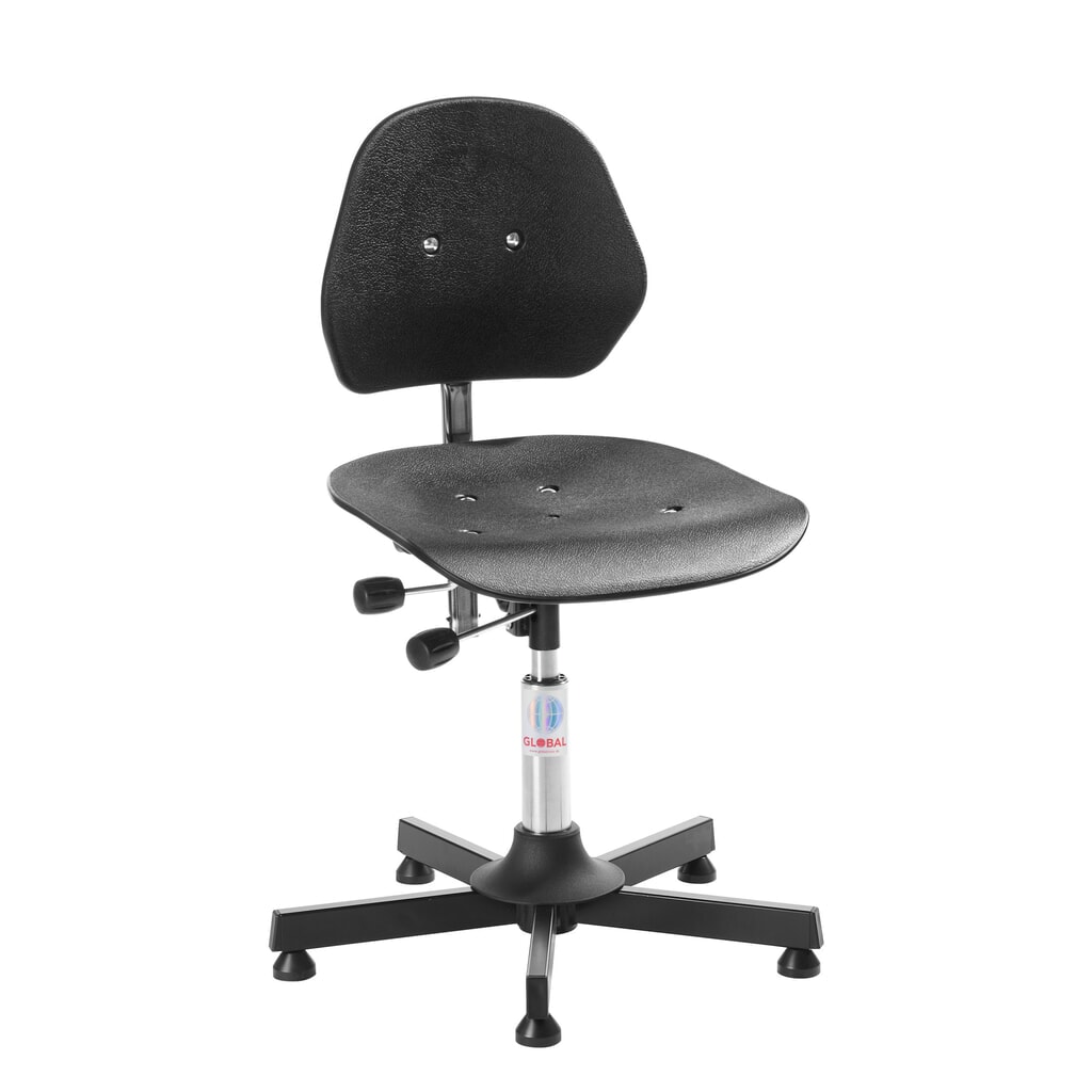 Global Stole A/S Arbeitsdrehstuhl Solid, Sitzhöhe 470-600 mm, Bodengleiter, Stahlbasis Produktabbildung: Global Stole A/S Arbeitsdrehstuhl Solid, Sitzhöhe 470-600 mm, Bodengleiter, Stahlbasis