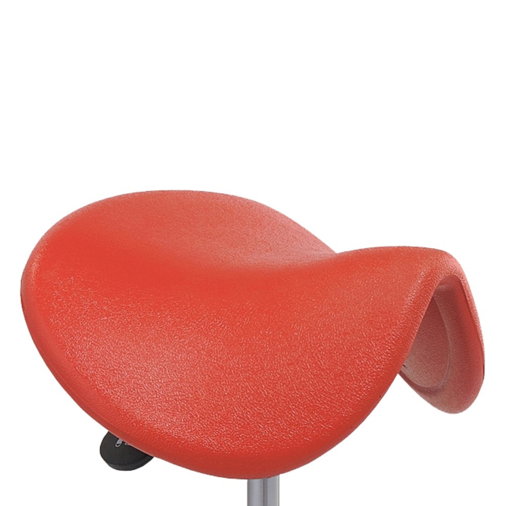 Produktabbildung Nr. 3: Global Stole A/S Hocker Ergonomic, PU-Sattelsitz, Sitzhöhe 470-600 mm, Rollen, schwarz