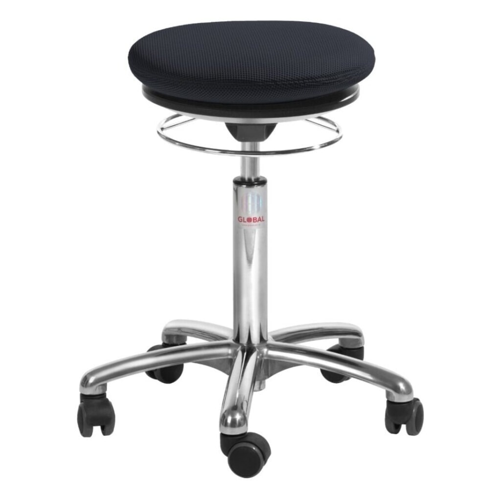 Global Stole A/S Hocker Pilates, 3D-Stoff, Sitzhöhe 520-710 mm, schwarz Produktabbildung: Global Stole A/S Hocker Pilates, 3D-Stoff, Sitzhöhe 520-710 mm, schwarz