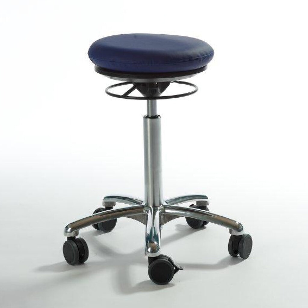Produktabbildung: Global Stole A/S Hocker Pilates, Kunstledersitz, Sitzhöhe 520-710 mm, blau