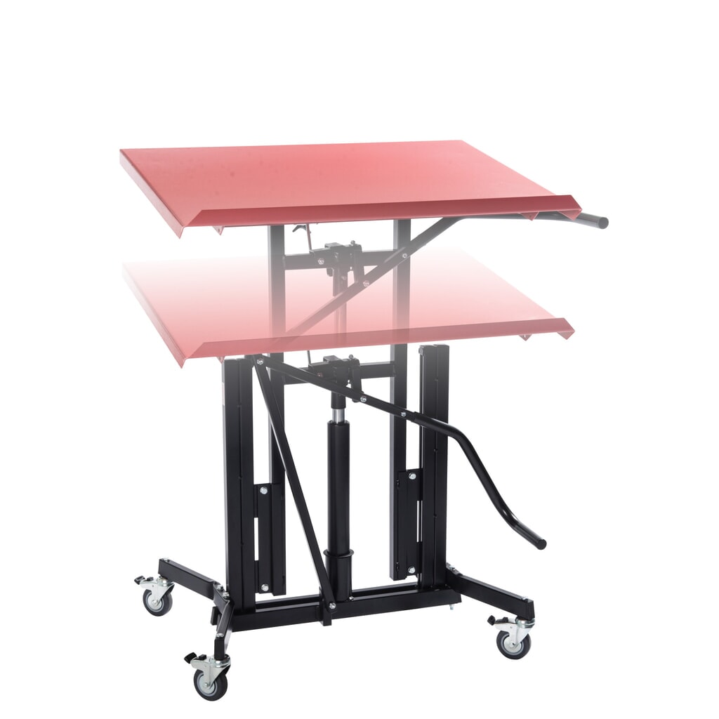 Global Stole A/S Mobiler Arbeitstisch Global Midi, Arbeitsfläche BxT 800-600 mm, höhenverstellbar 730-980 mm Produktabbildung: Global Stole A/S Mobiler Arbeitstisch Global Midi, Arbeitsfläche BxT 800-600 mm, höhenverstellbar 730-980 mm