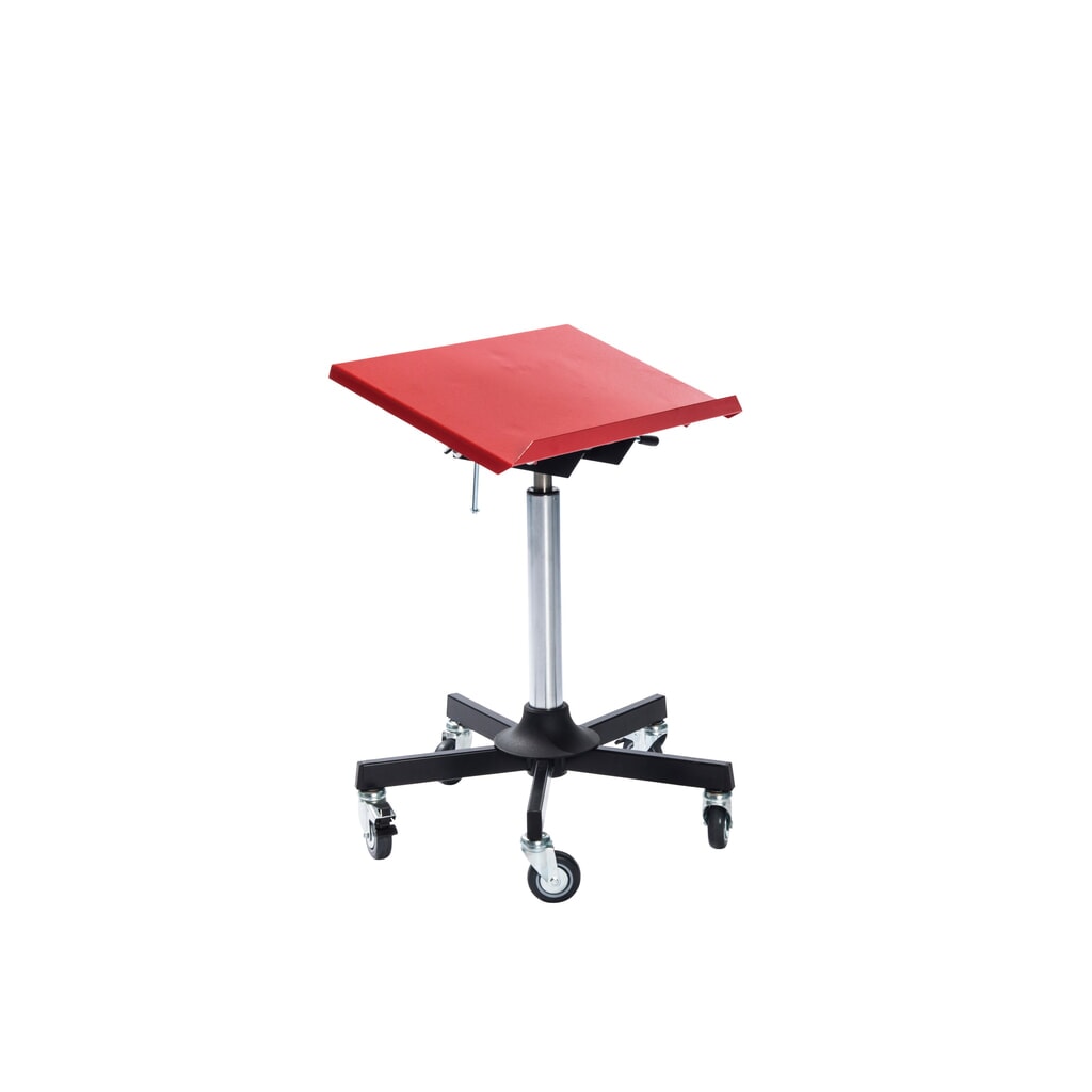 Global Stole A/S Mobiler Arbeitstisch Global Mini, Arbeitsfläche BxT 500-350 mm, höhenverstellbar 680-940 mm Produktabbildung: Global Stole A/S Mobiler Arbeitstisch Global Mini, Arbeitsfläche BxT 500-350 mm, höhenverstellbar 680-940 mm